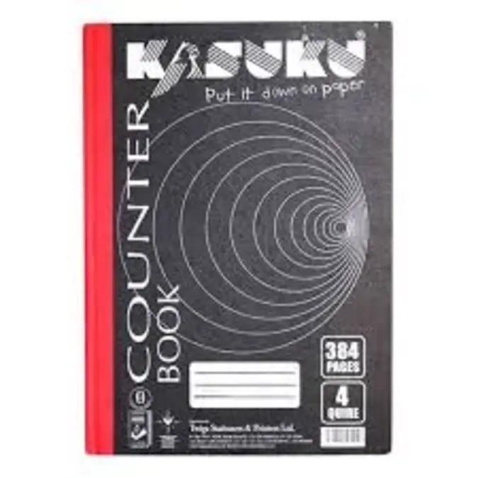 Kasuku Counter Book 4 Quire 384 Pages